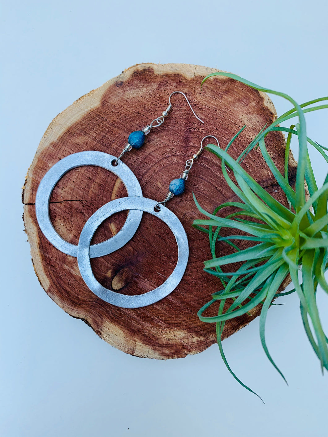 Aluminum Circle Earrings