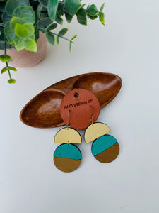 Gia Leather Earrings
