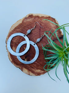 Aluminum Circle Earrings