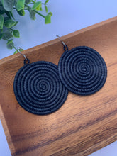 Load image into Gallery viewer, Woven Disc Earrings - Large
