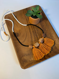 Boho Burnt Orange Necklace