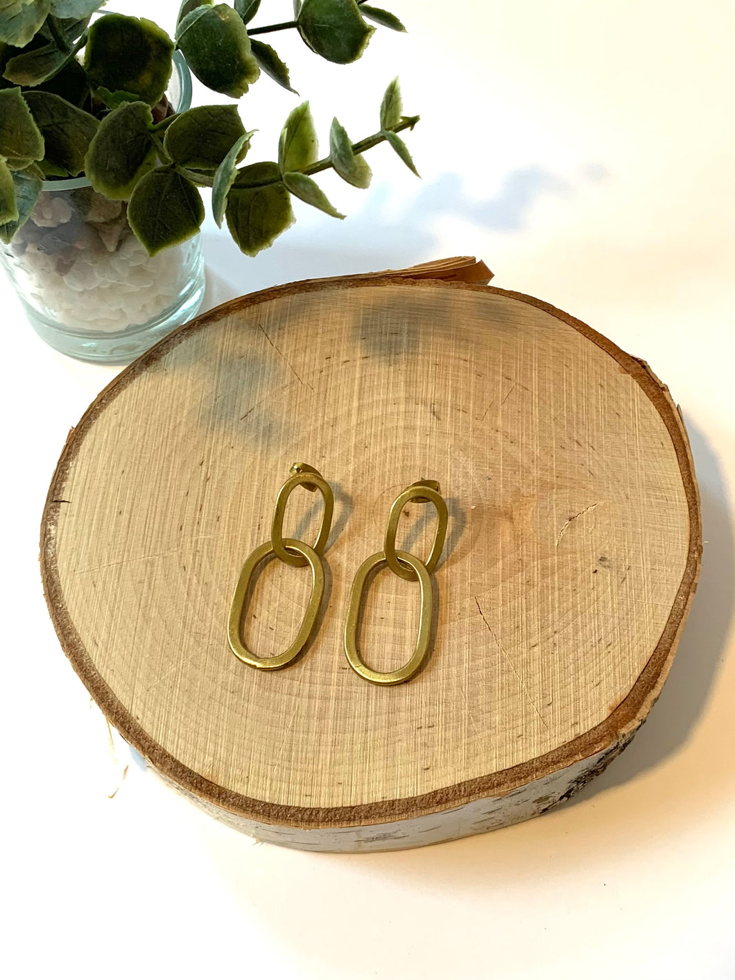 Oval Links Earrings